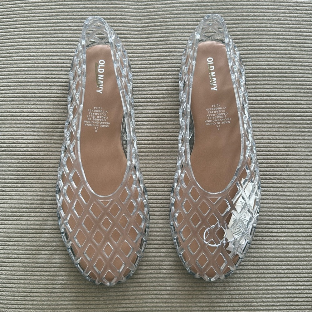Old Navy Clear Ballet Flats